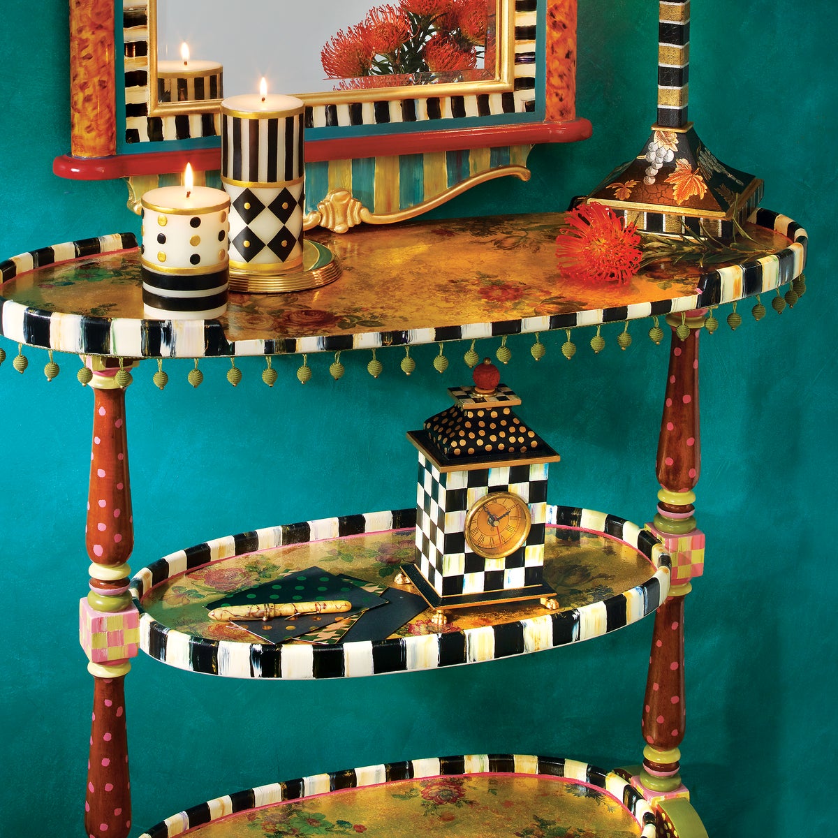 Courtly Check Desk Clock - Image 8