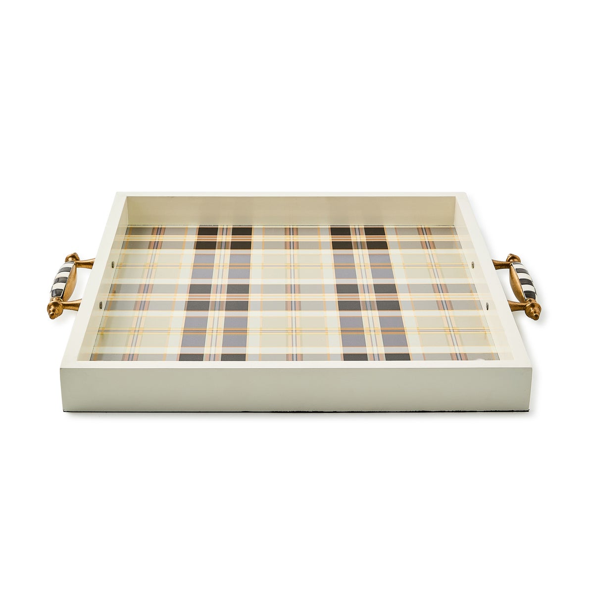 Mocha Tartan Serving Tray - Image 3