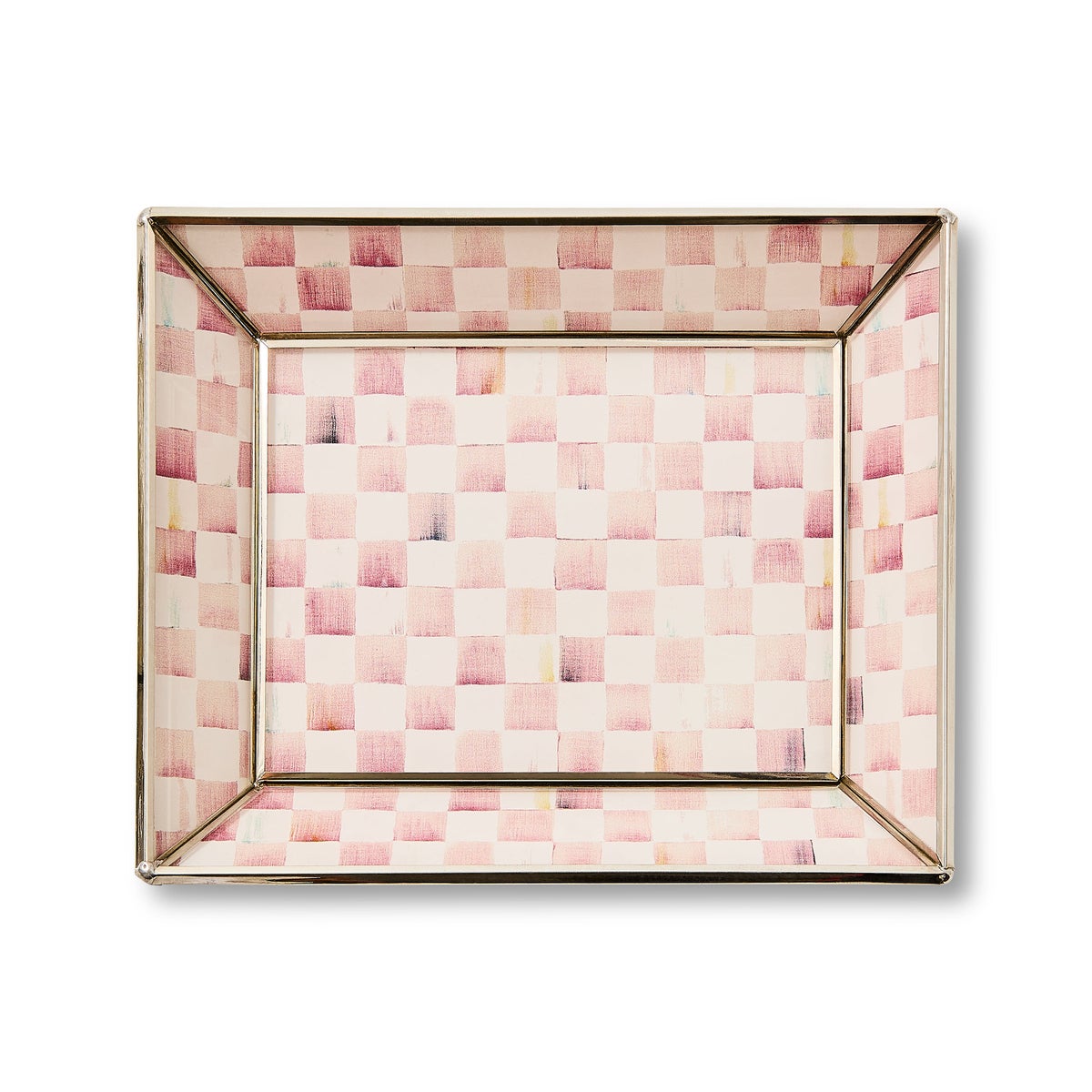 Rosy Check Small Glass Tray - Image 2