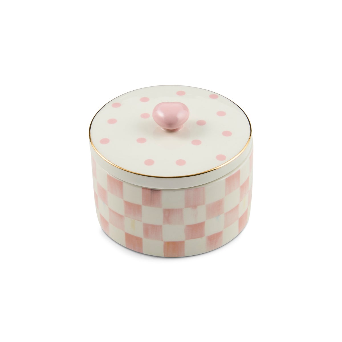 Rosy Check Trinket Box