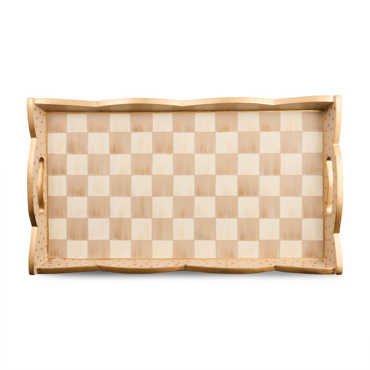 Mocha Check Breakfast Tray - Image 4