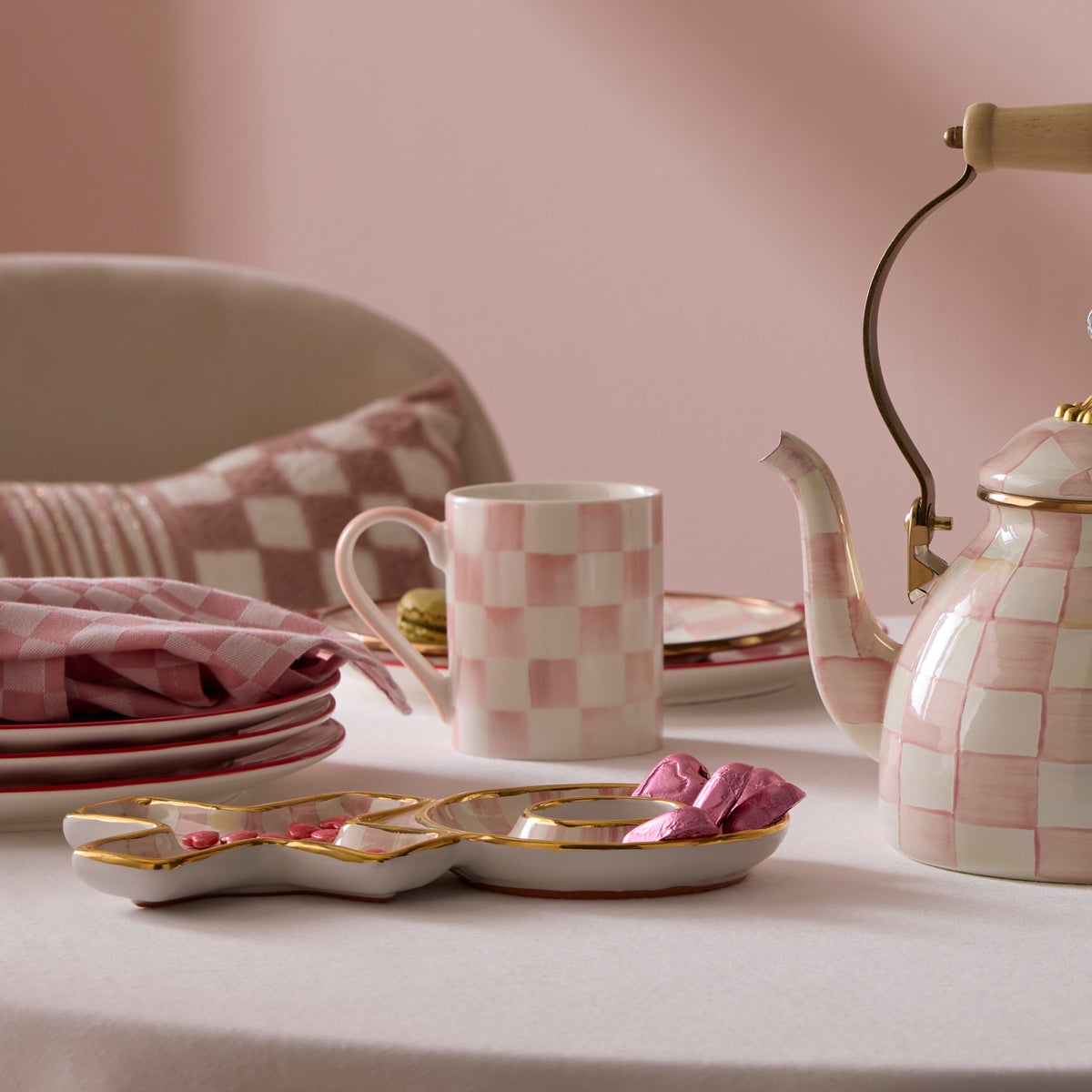Rosy Check Porcelain Mug - Image 3