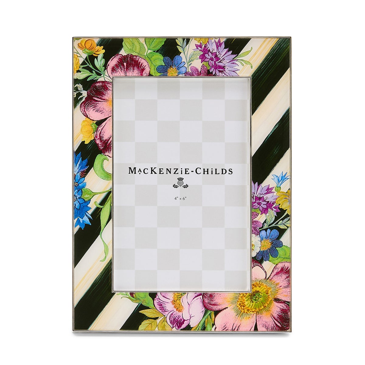 Flower Market Silver Plated 4" x 6" Frame - Image 2