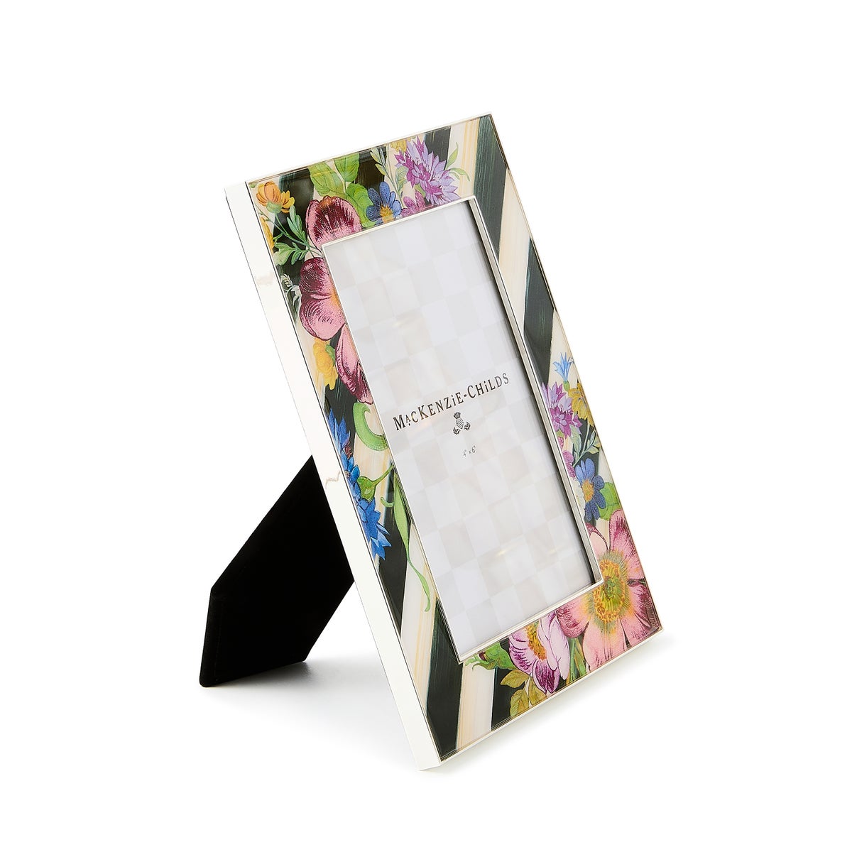 Flower Market Silver Plated 4" x 6" Frame - Image 3
