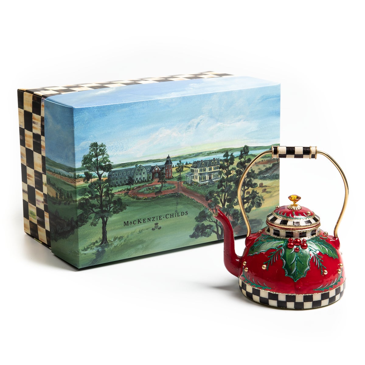 Holiday Kettle Glass Ornament - Image 3