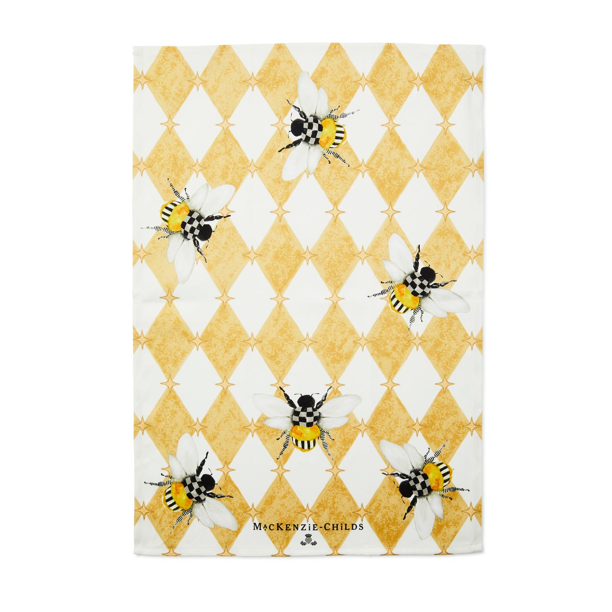 Honeycomb With Bees Dish Towel