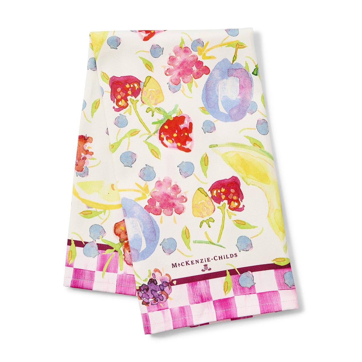 Watercolor Fruit Printed Dish Towel - Image 4