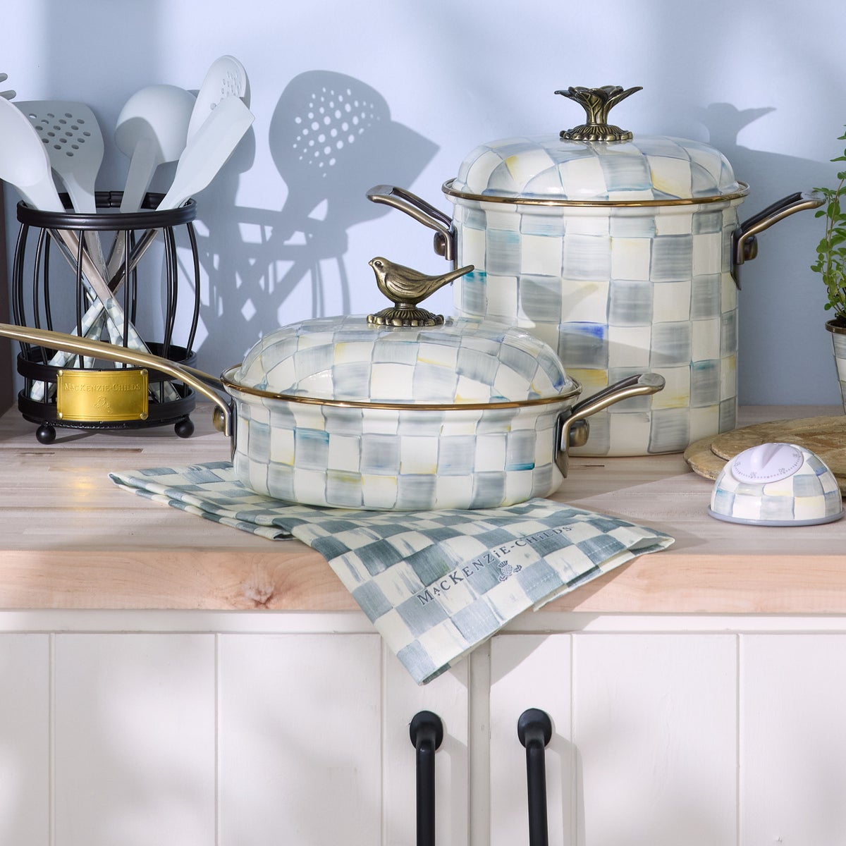 Sterling Check Dish Towel - Image 2