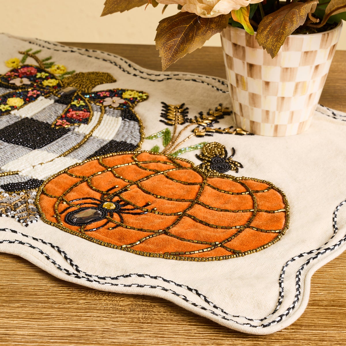 Pumpkin and Crow Table Runner - Image 2