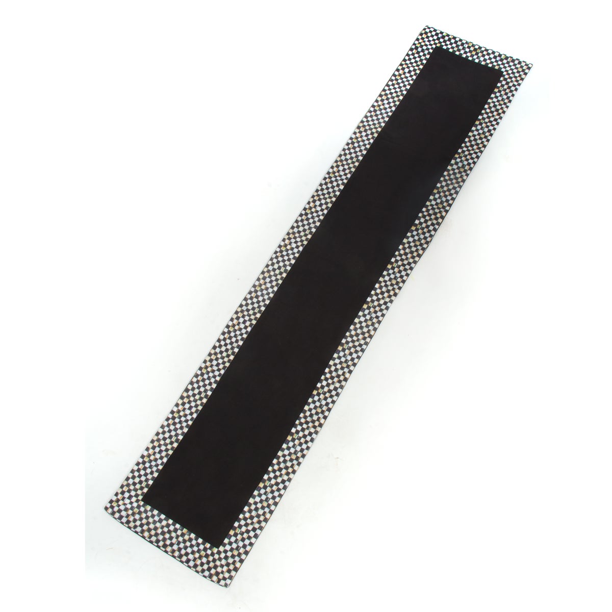 Courtly Check Black Table Runner - Image 7