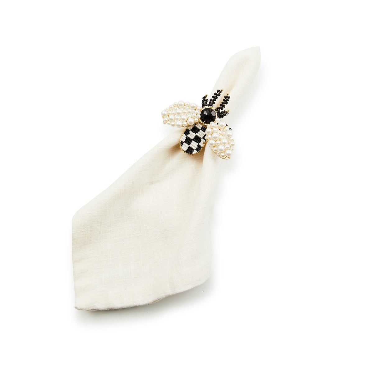Bee Napkin Rings, Set of 4 - Image 2
