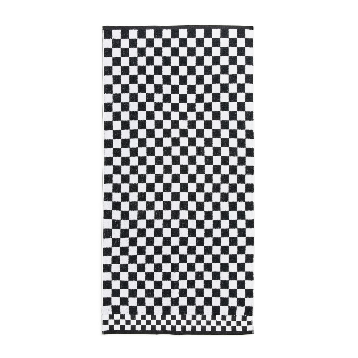 Black Check Bath Towel - Image 3