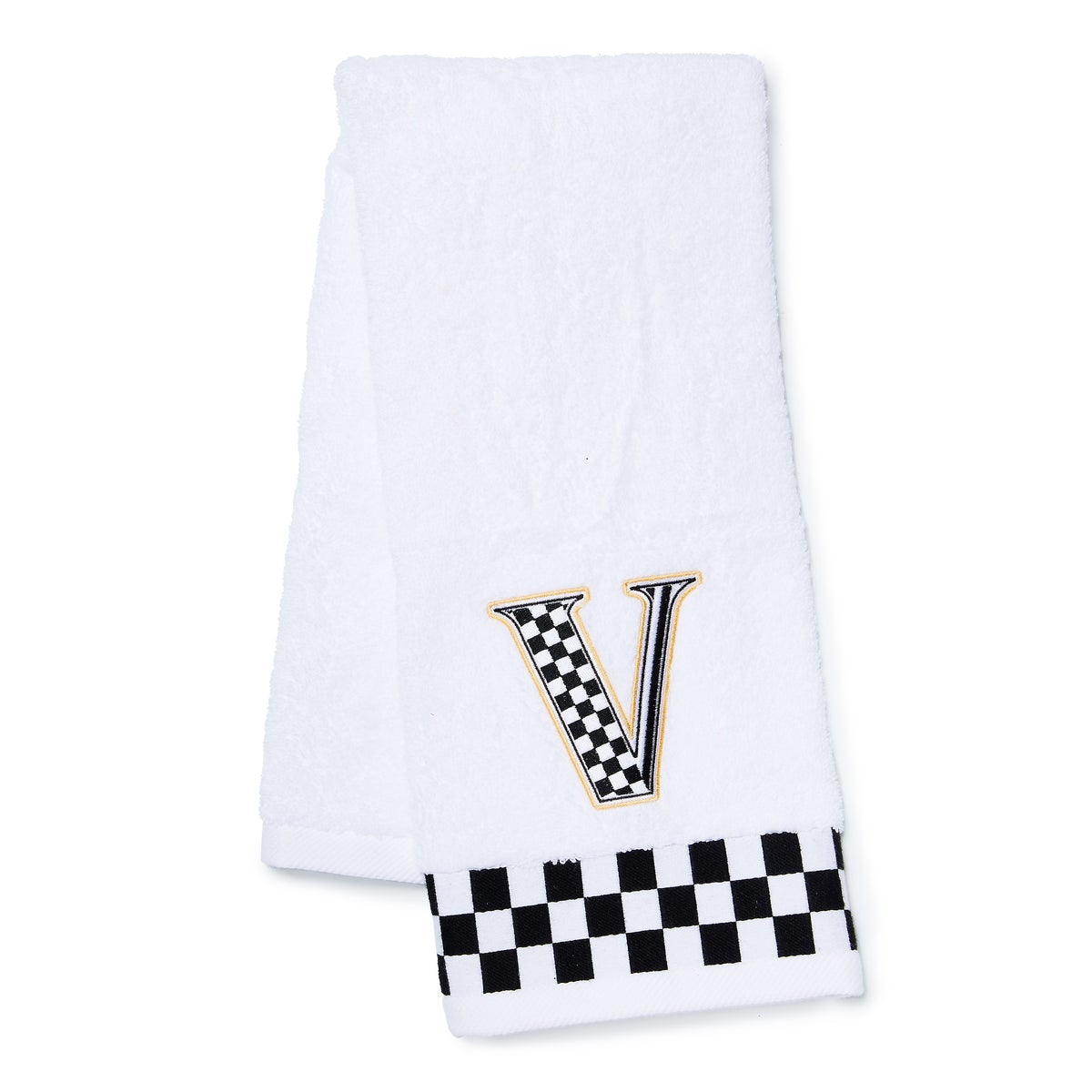 Monogram "V" Check Hand Towel