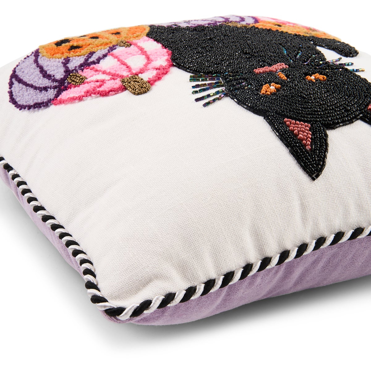 Hocus Pocus Cat Throw Pillow - Image 2