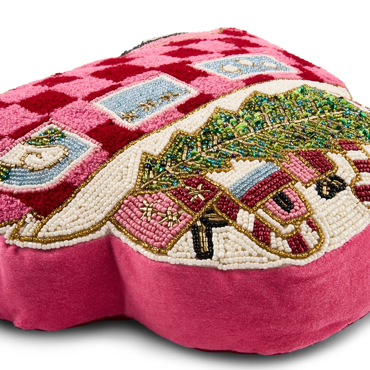 Holiday Bus Shaped Throw Pillow - Image 3