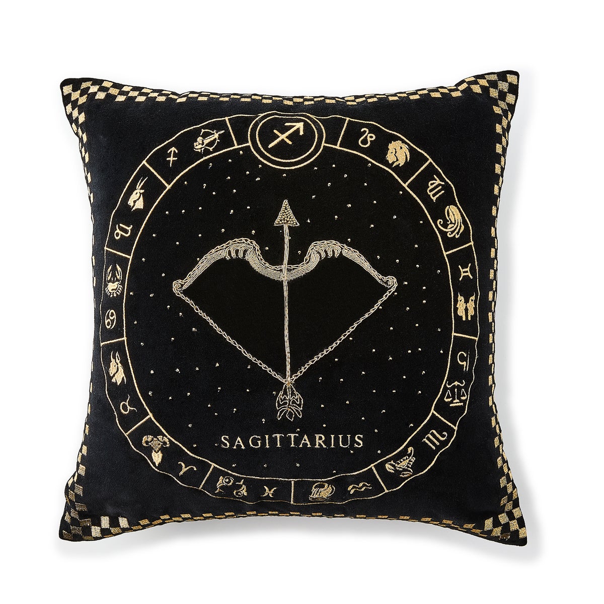 Sagittarius Zodiac Throw Pillow
