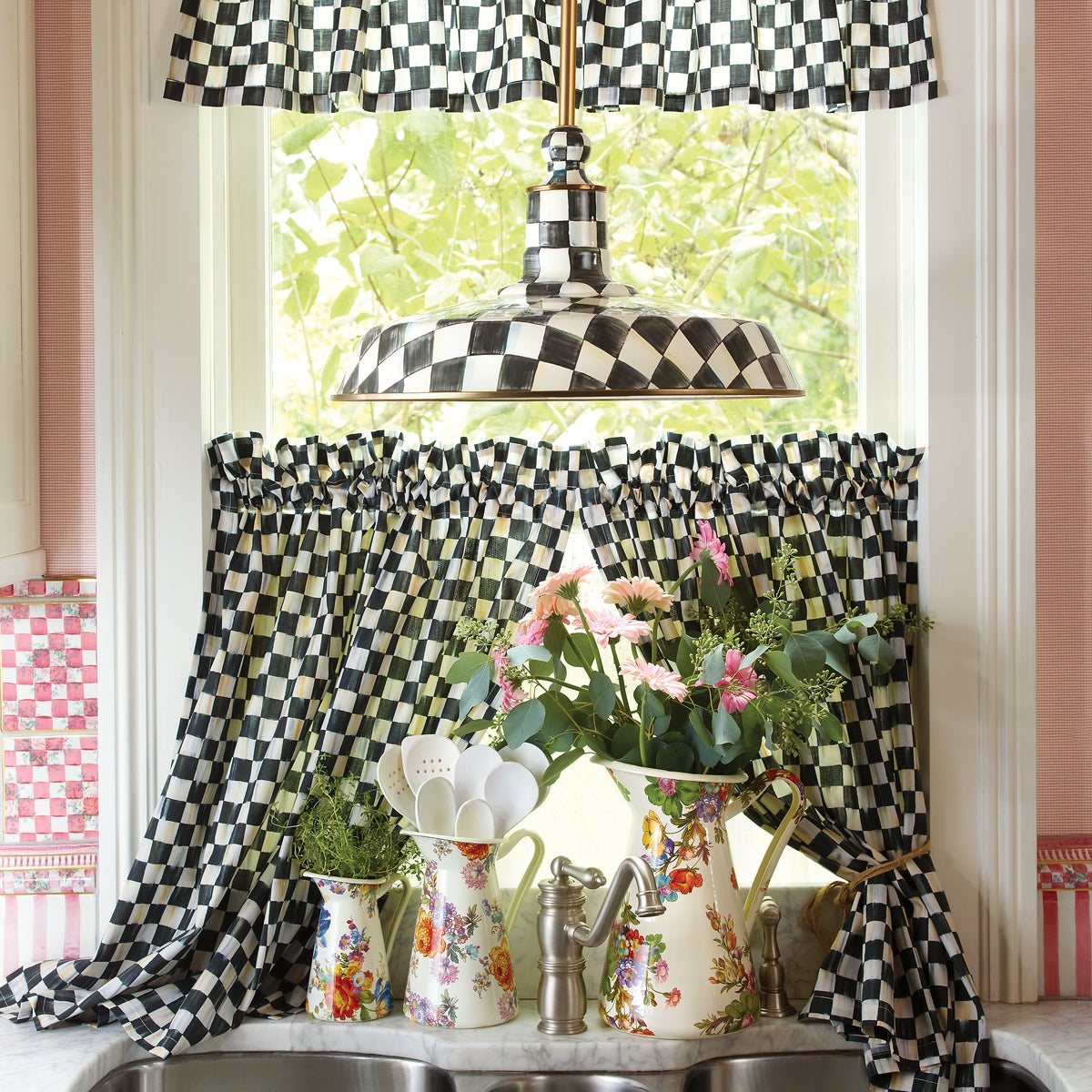 Courtly Check Cafe Valance - Image 5