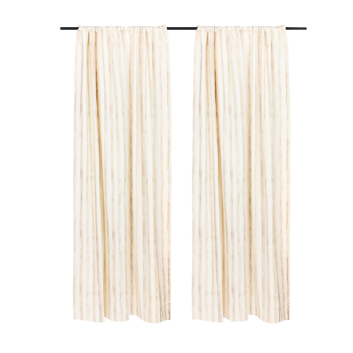 Mocha Stripe 84" Curtain Panel