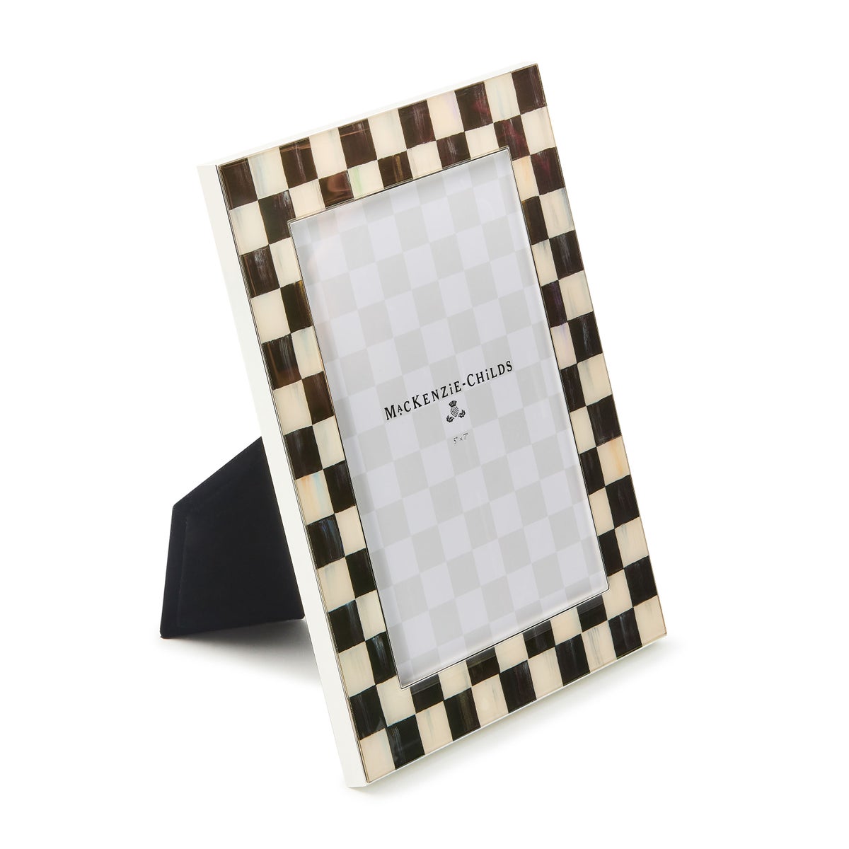 Courtly Check Silver Plated 5" x 7" Frame - Image 2