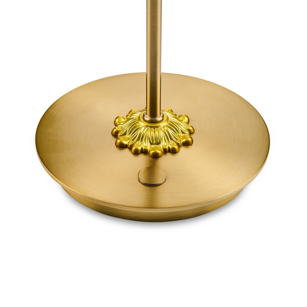 Violet Check LED Rechargeable Disk Table Lamp - Image 6