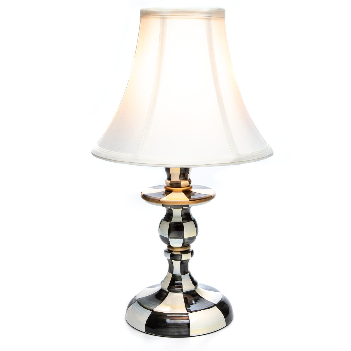 Courtly Check Candlestick Lamp - Image 3