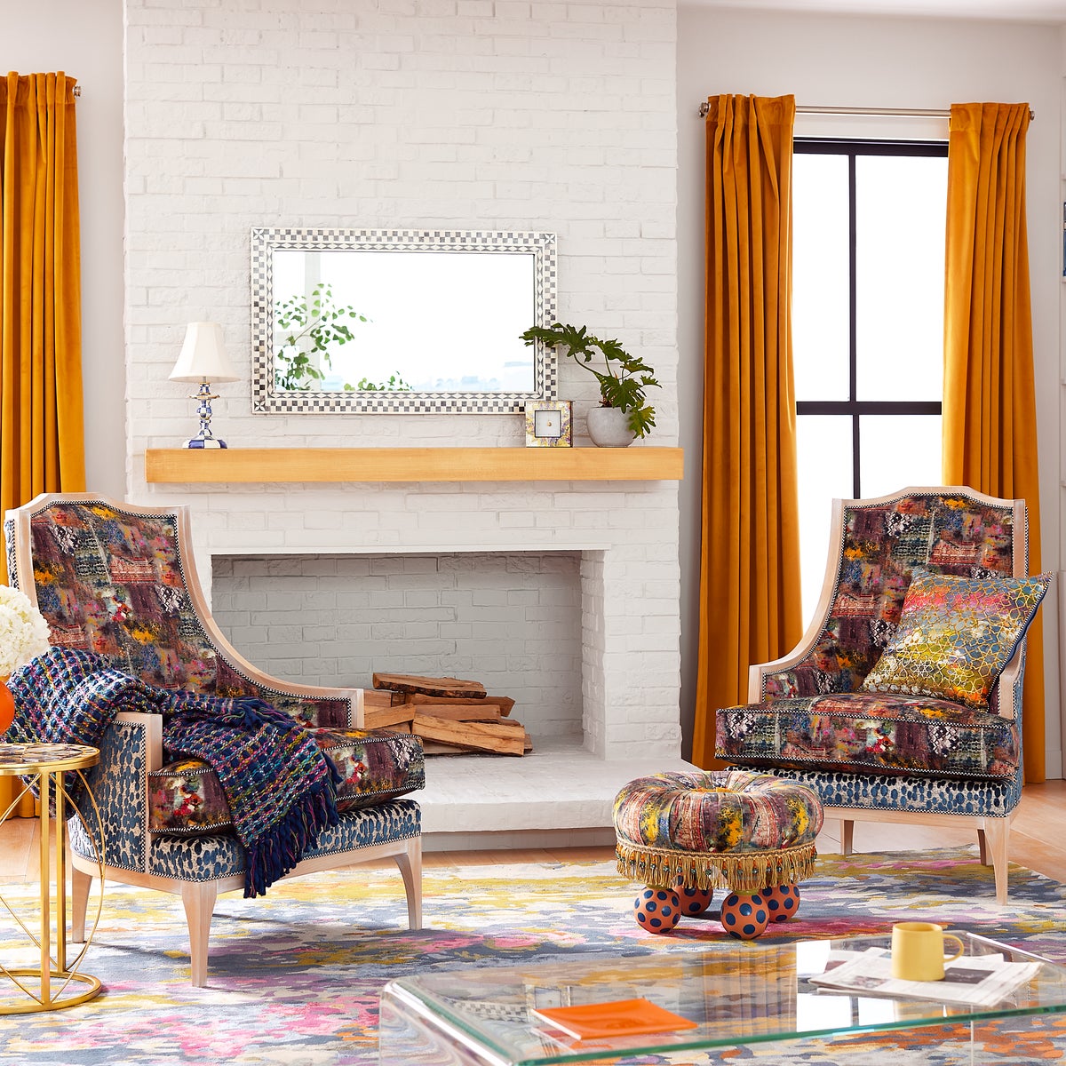 Royal Check Candlestick Lamp - Image 2