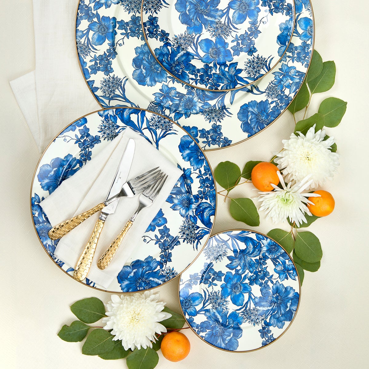 Royal English Garden Chargers, Set of 4 - Image 2