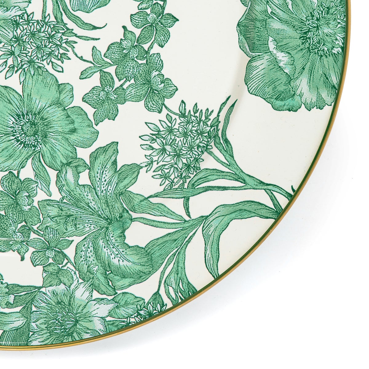Emerald English Garden Charger/Plate - Image 3