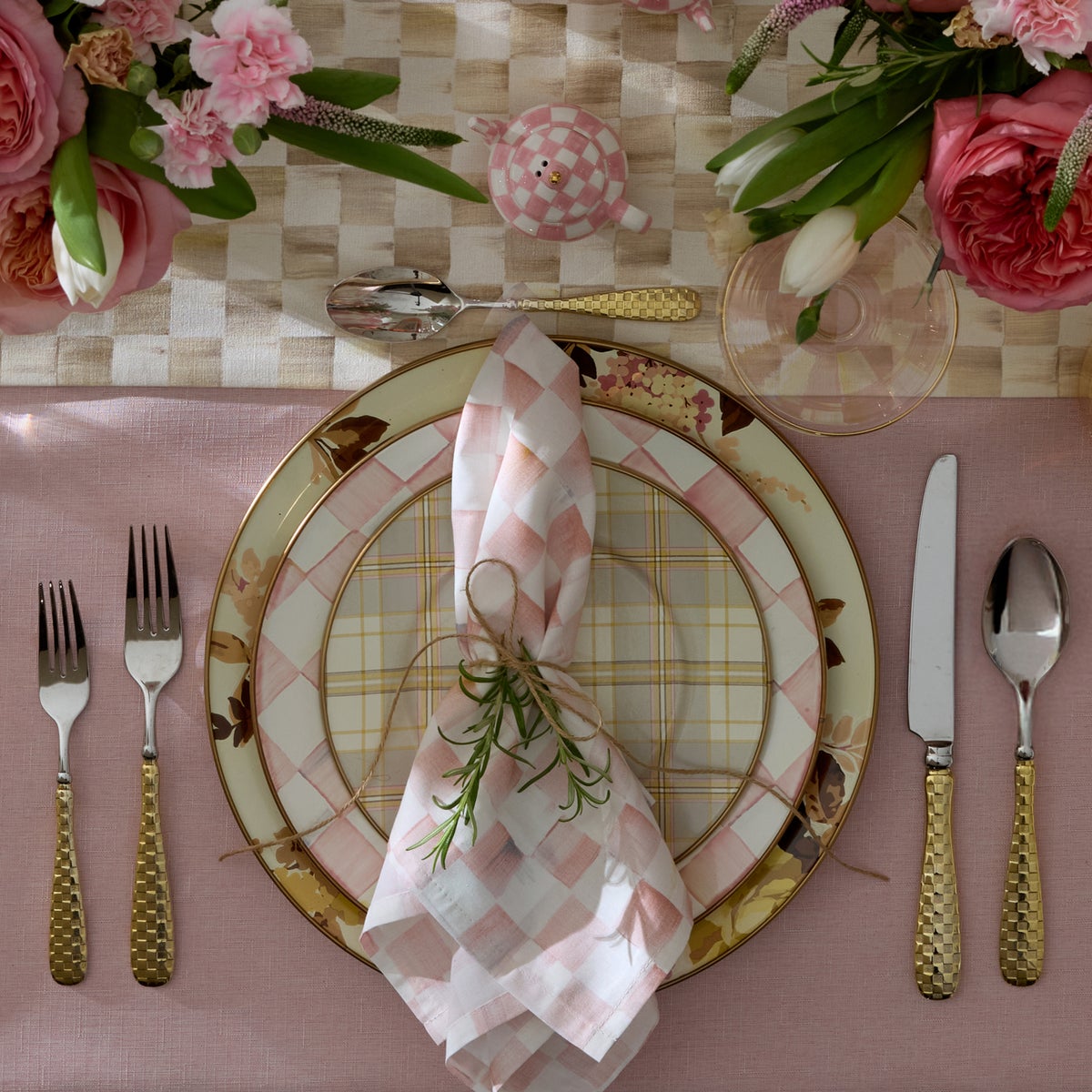 Wild Rose White Charger/Plate - Image 7