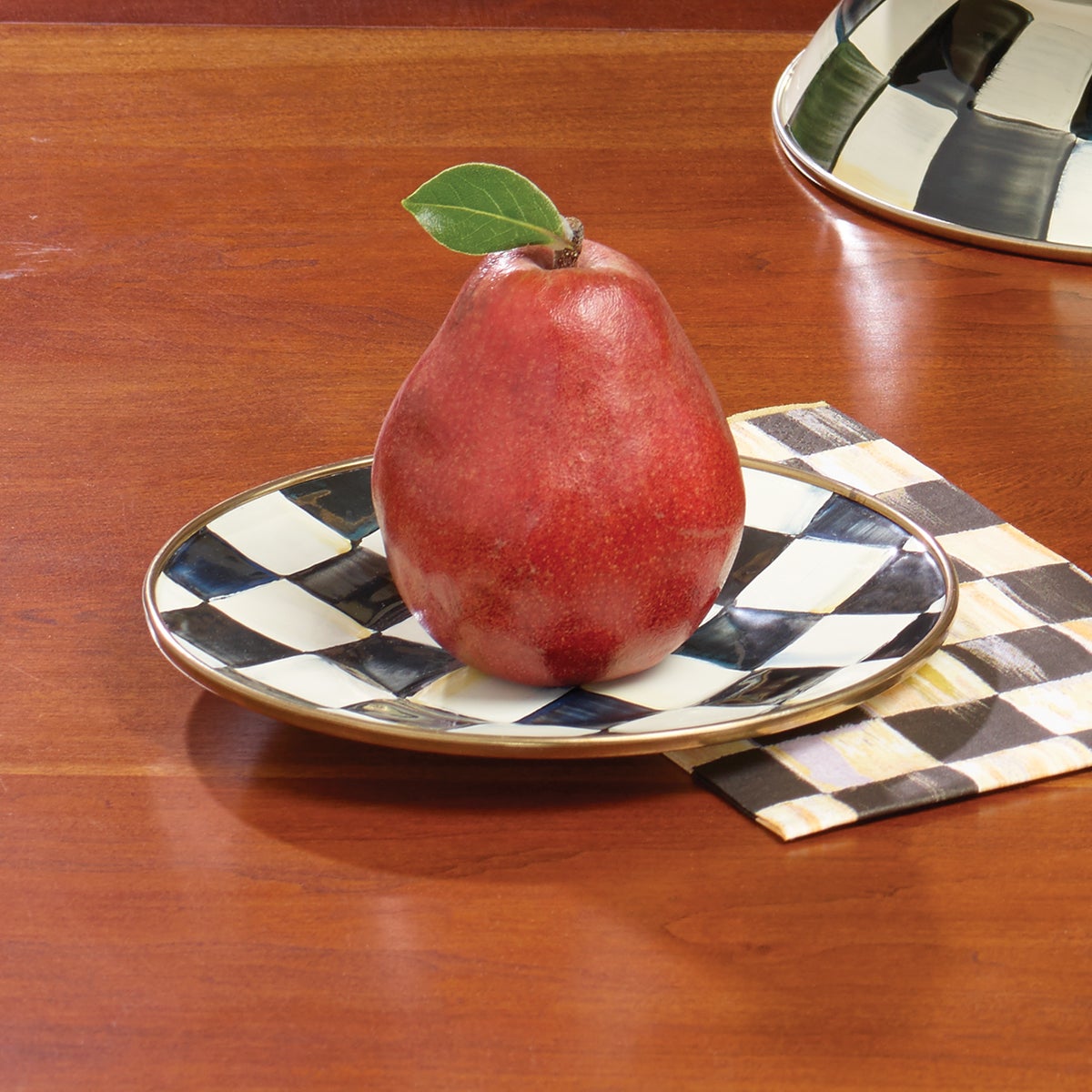 Courtly Check Saucer - Image 3