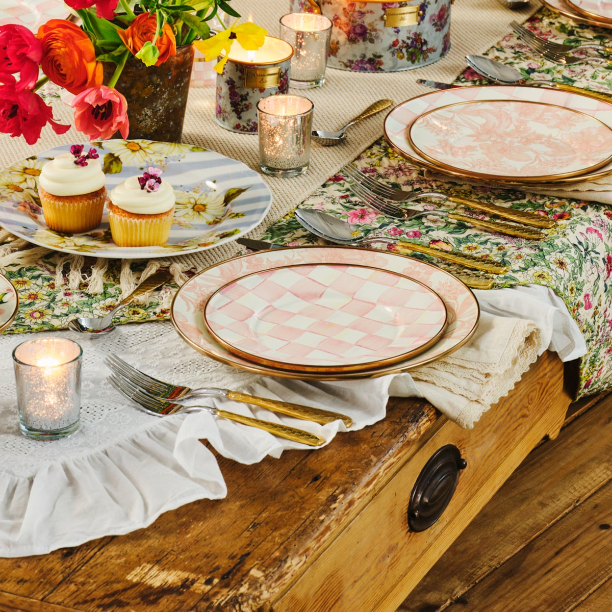 Rosy Check Salad/Dessert Plate - Image 7
