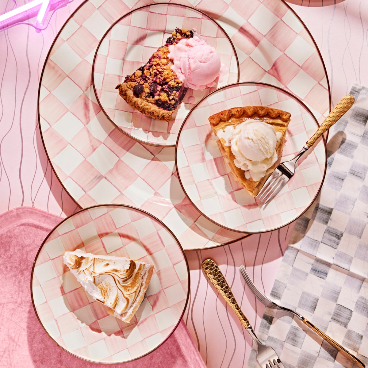Rosy Check Salad/Dessert Plate - Image 8