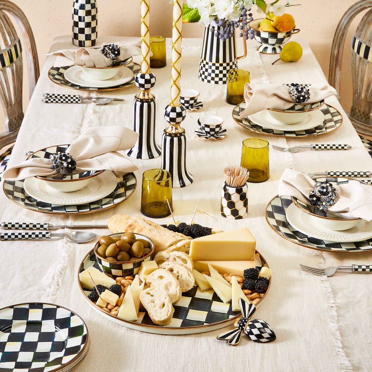 Courtly Check Salad/Dessert Plate - Image 7
