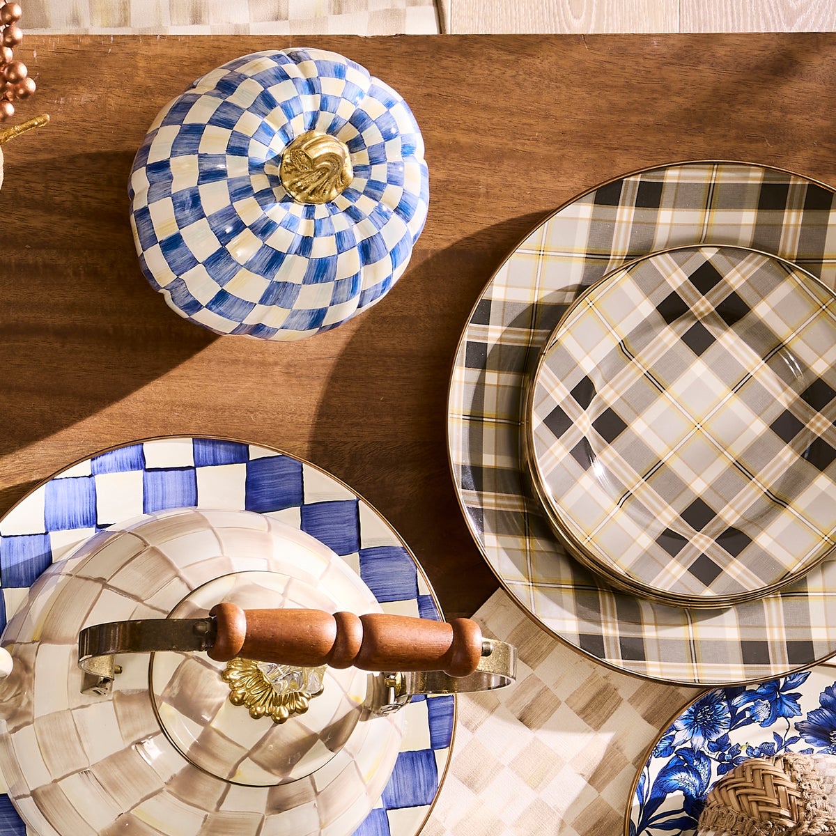 Tartan Mocha Serving Platter - Image 3