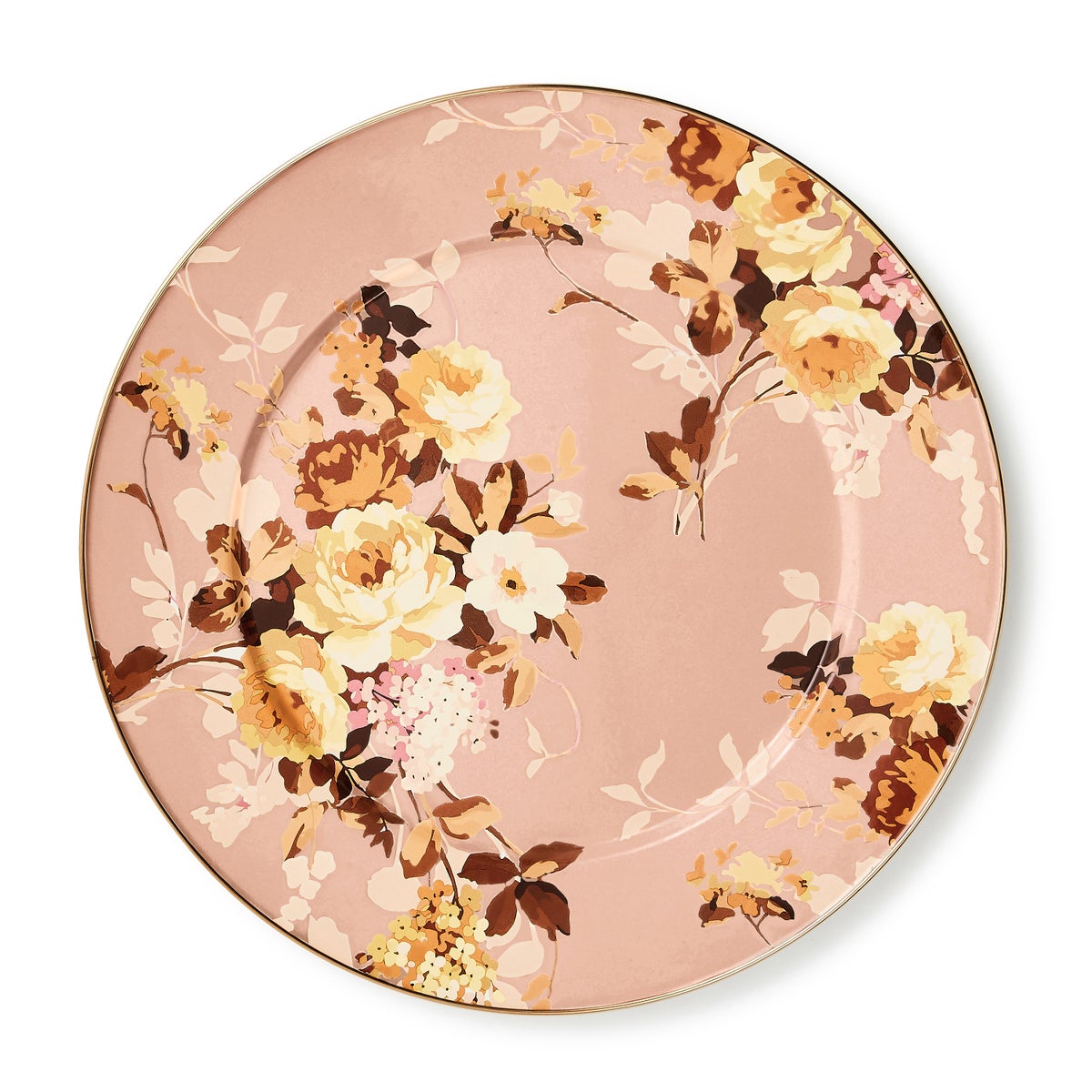 Wild Rose Mauve Serving Platter
