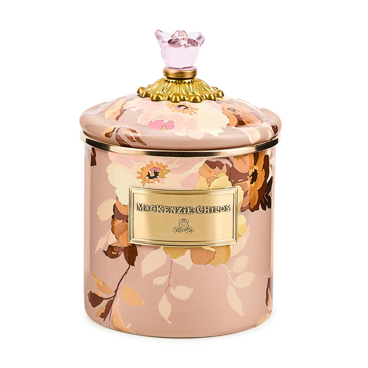 Wild Rose Mauve Small Canister