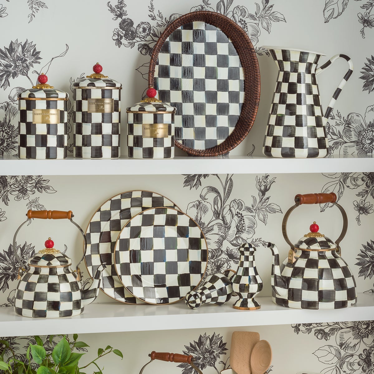 Courtly Check Small Canister - Image 3