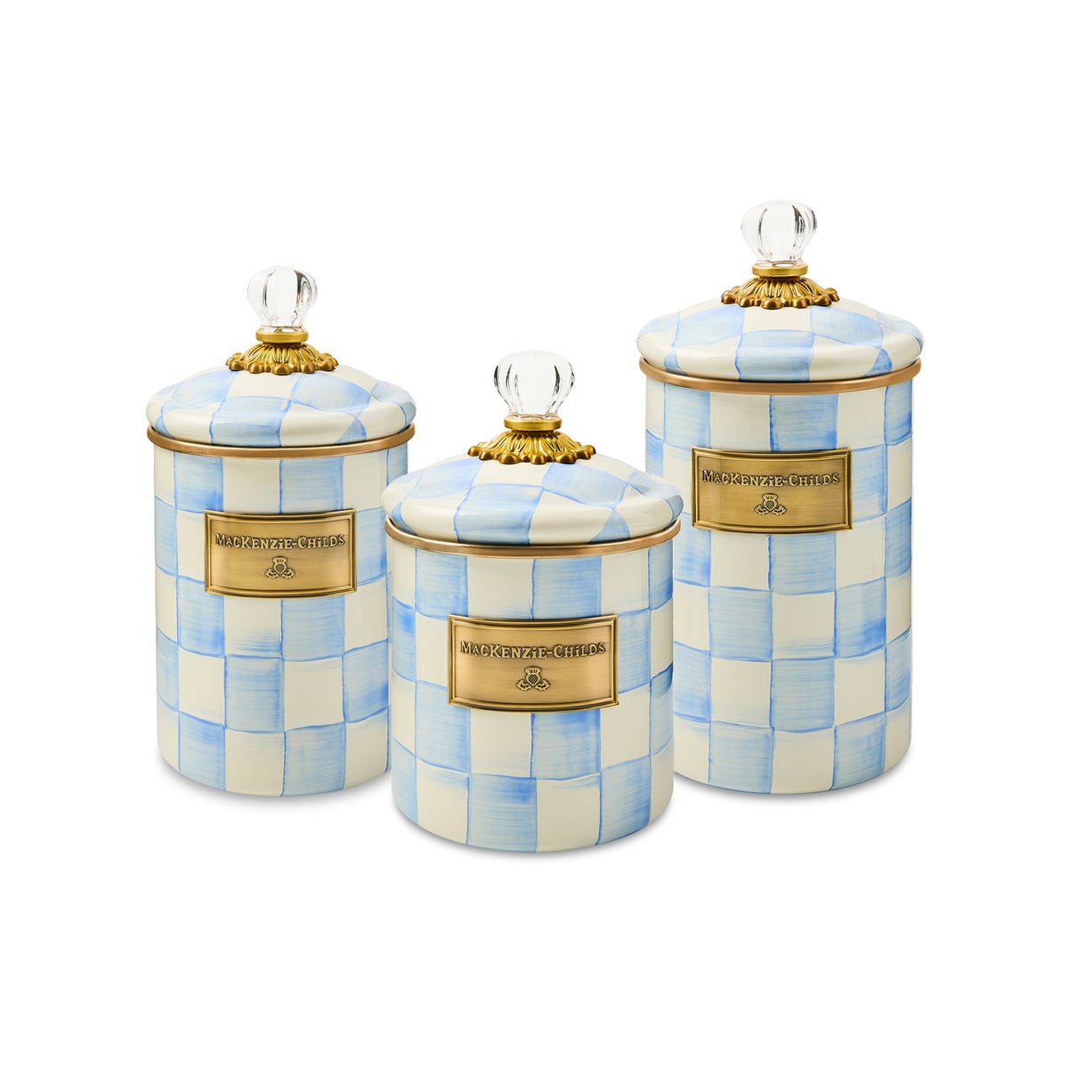 Sky Check Medium Canister - Image 3
