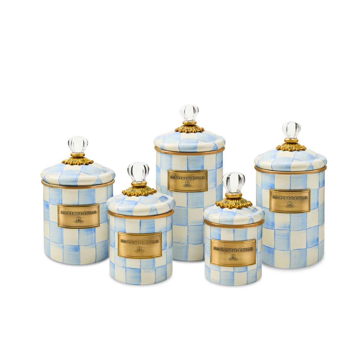 Sky Check Medium Canister - Image 4
