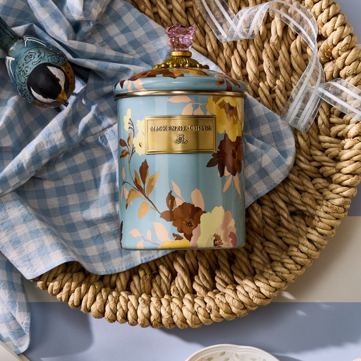 Wild Rose Slate Medium Canister - Image 2