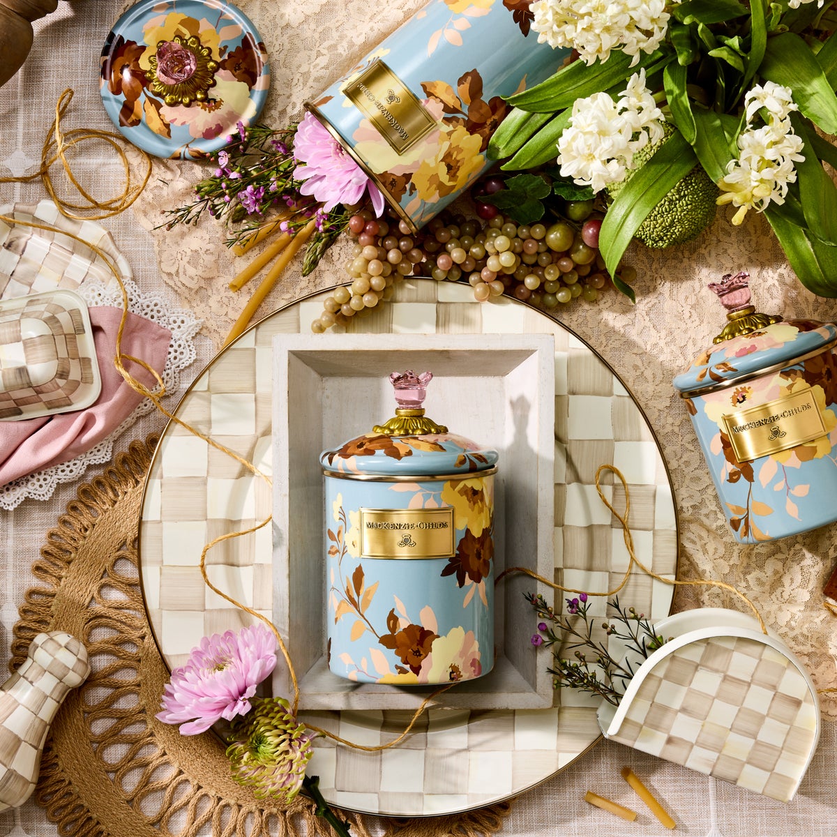 Wild Rose Slate Medium Canister - Image 4