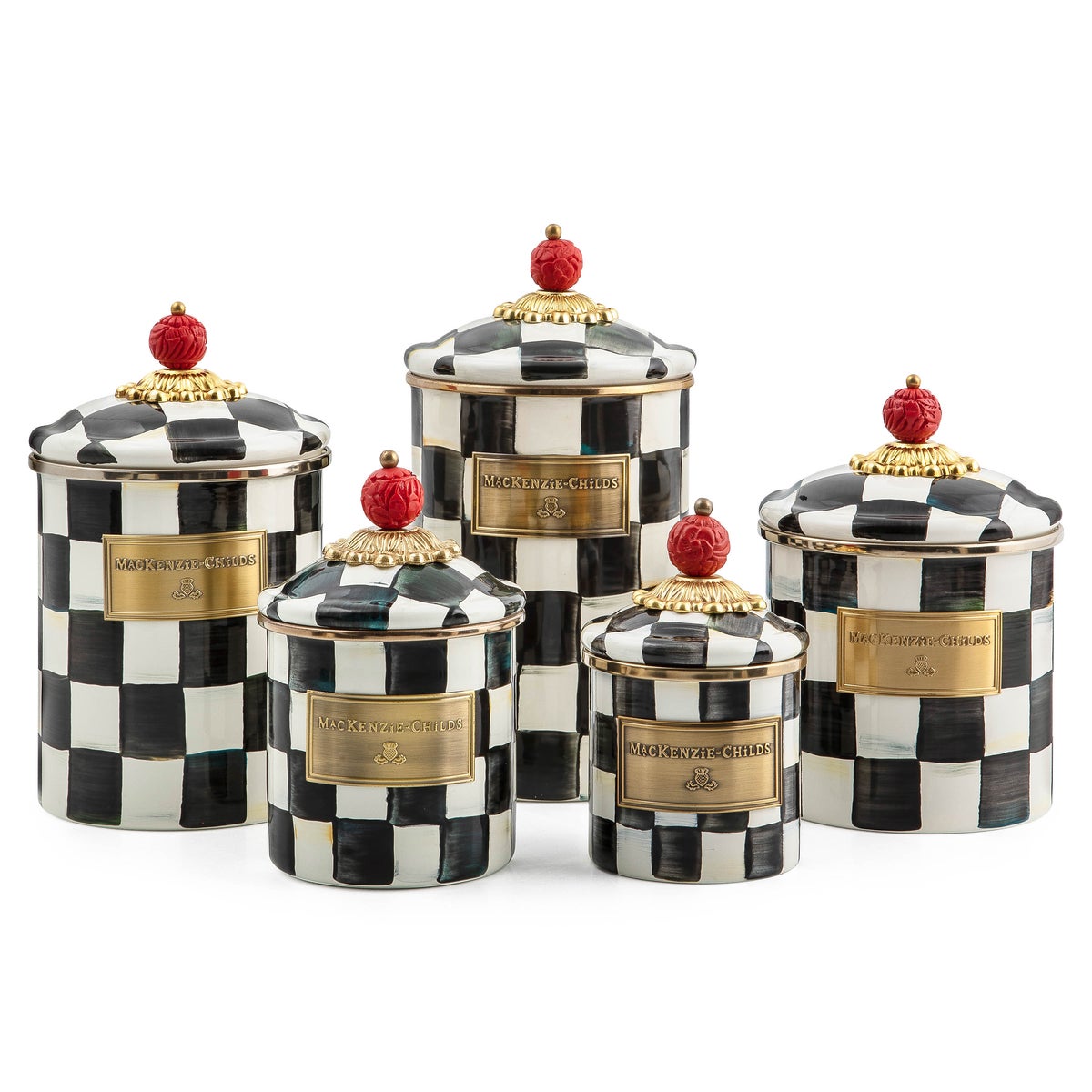 Courtly Check Large Canister - Image 3