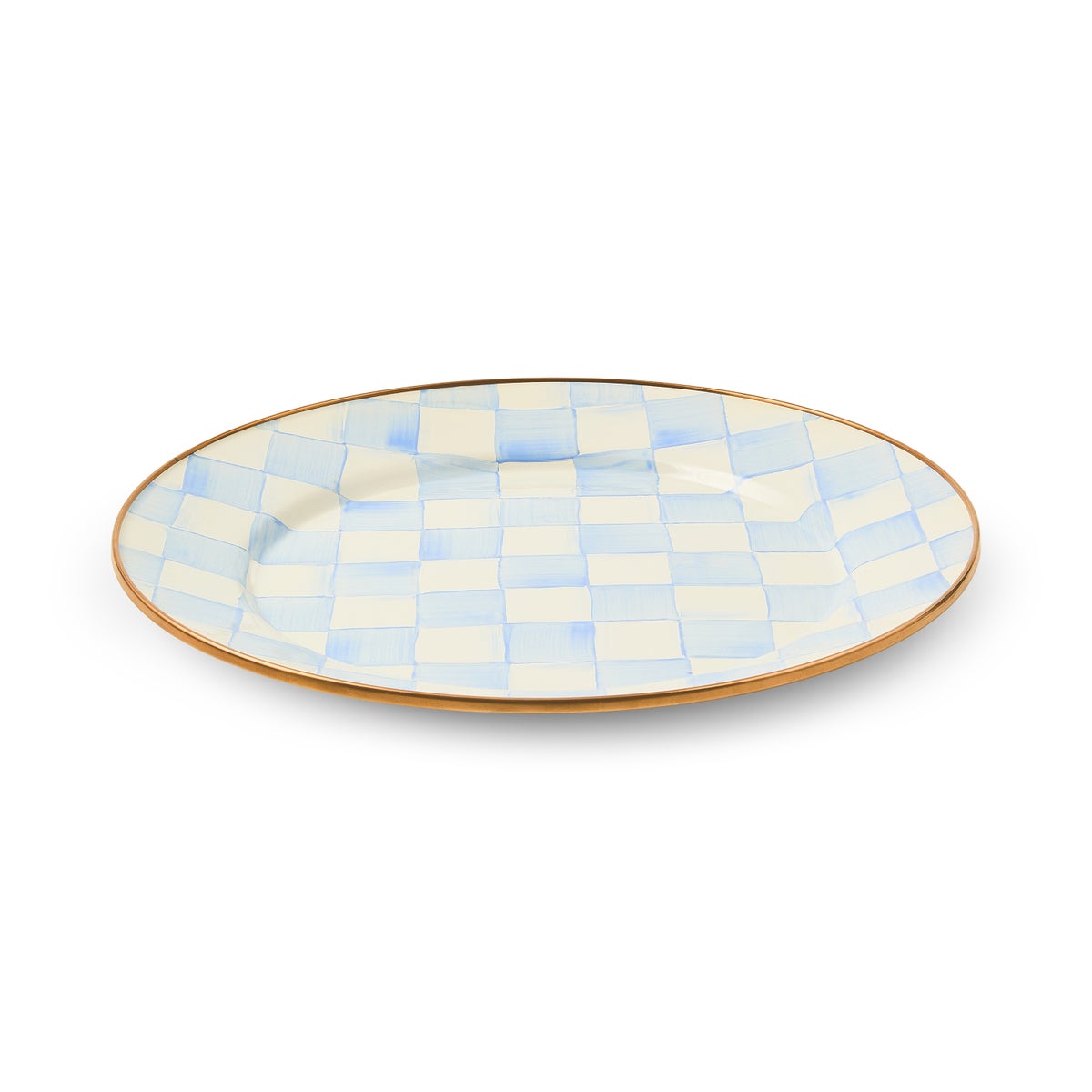 Sky Check Dinner Plate - Image 4