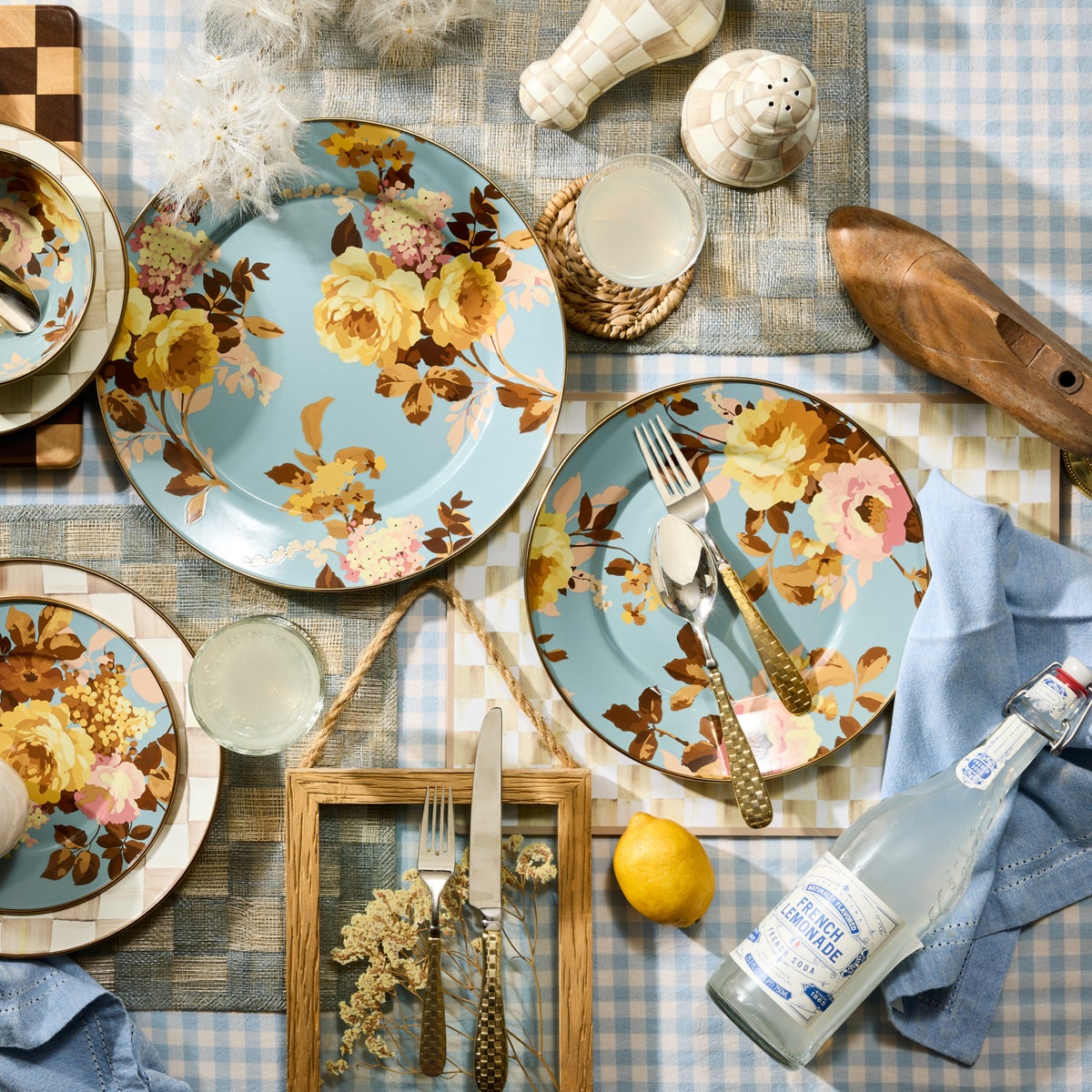 Wild Rose Slate Dinner Plate - Image 5