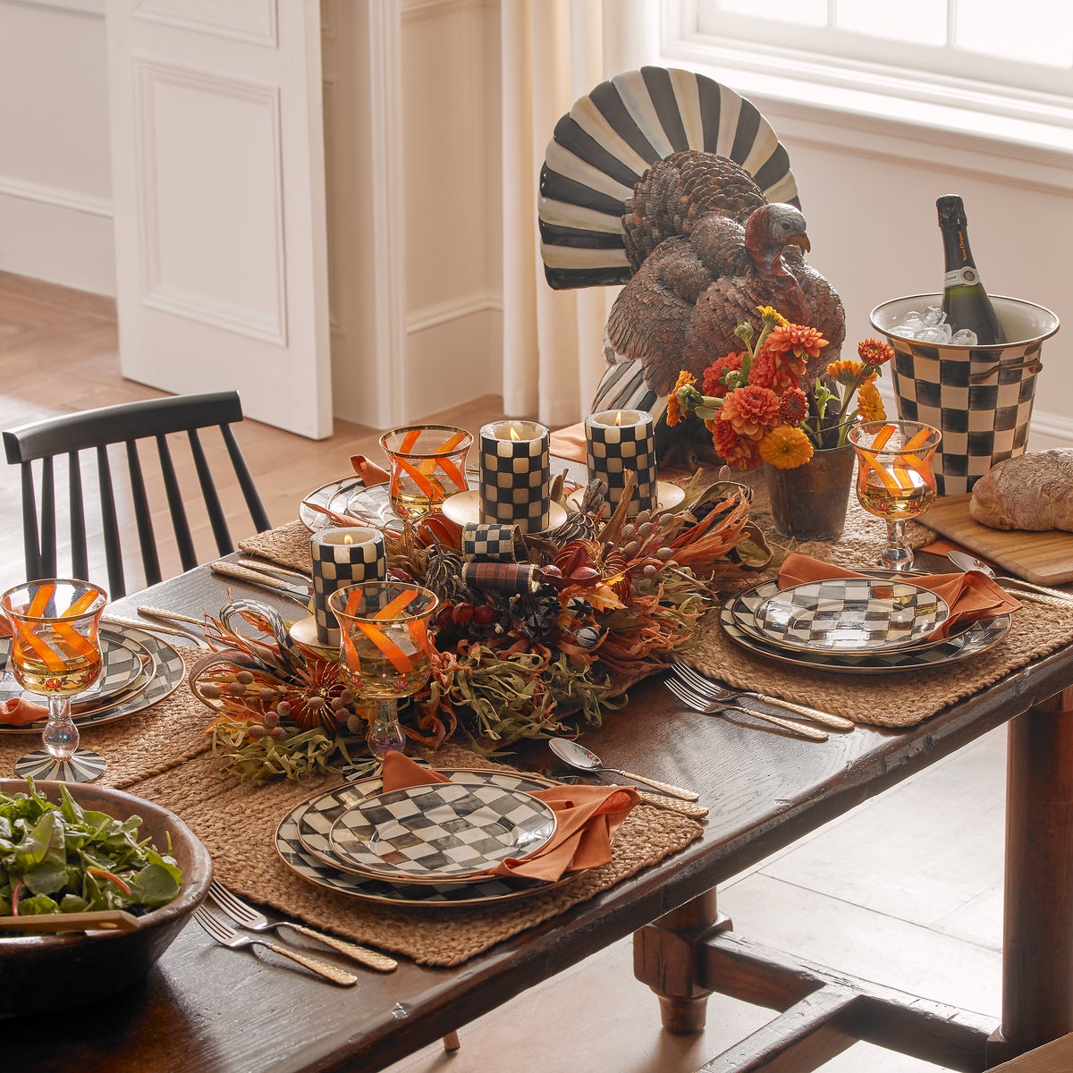 Courtly Check Dinner Plate - Image 3