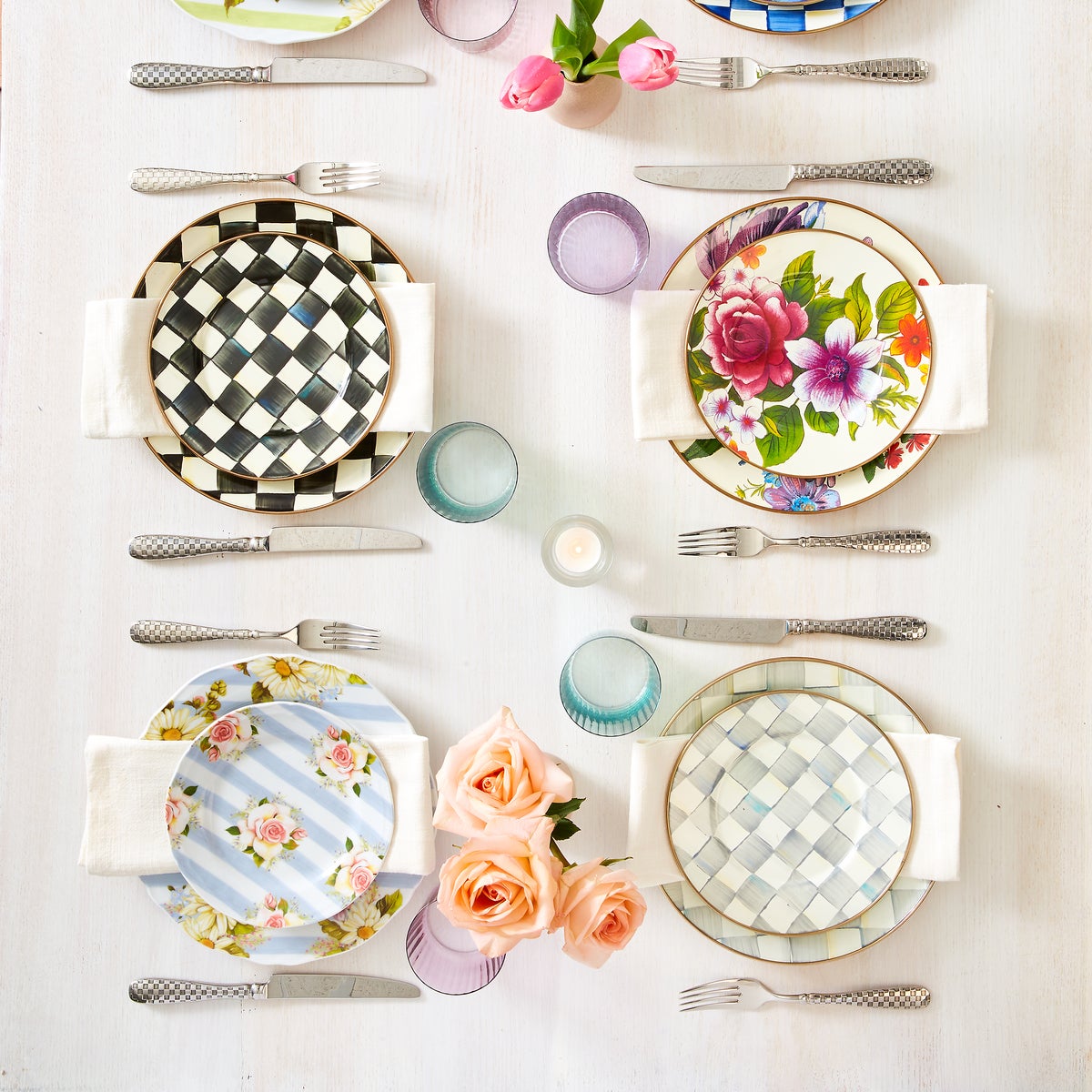 Courtly Check Dinner Plate - Image 7