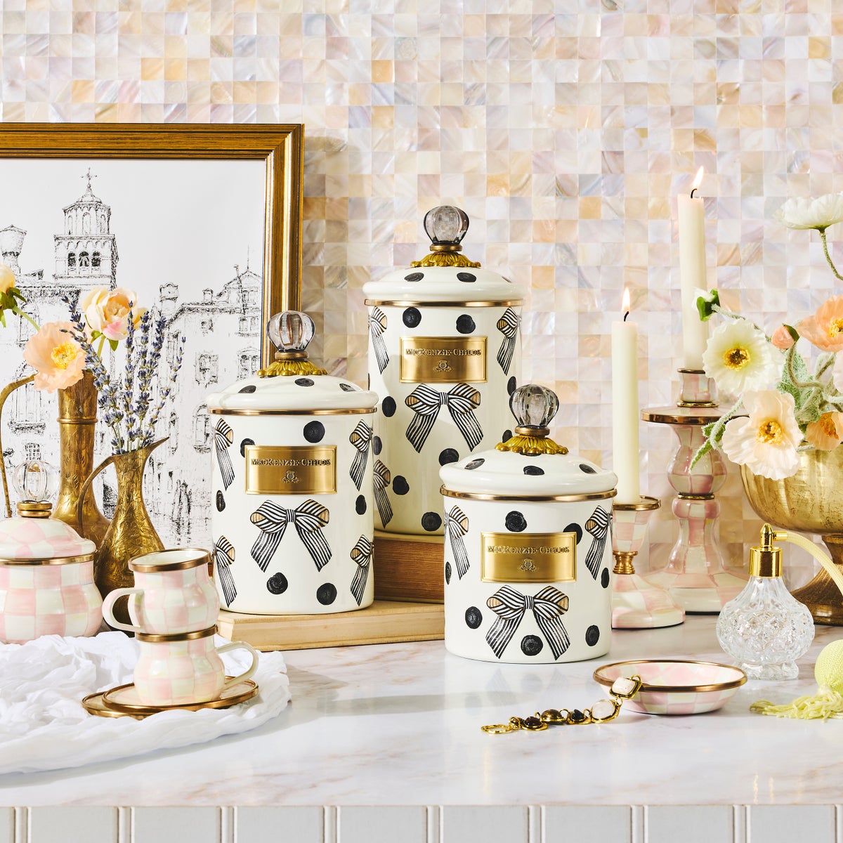 Pretty As a Bow Canisters, Set of 3 - Image 2