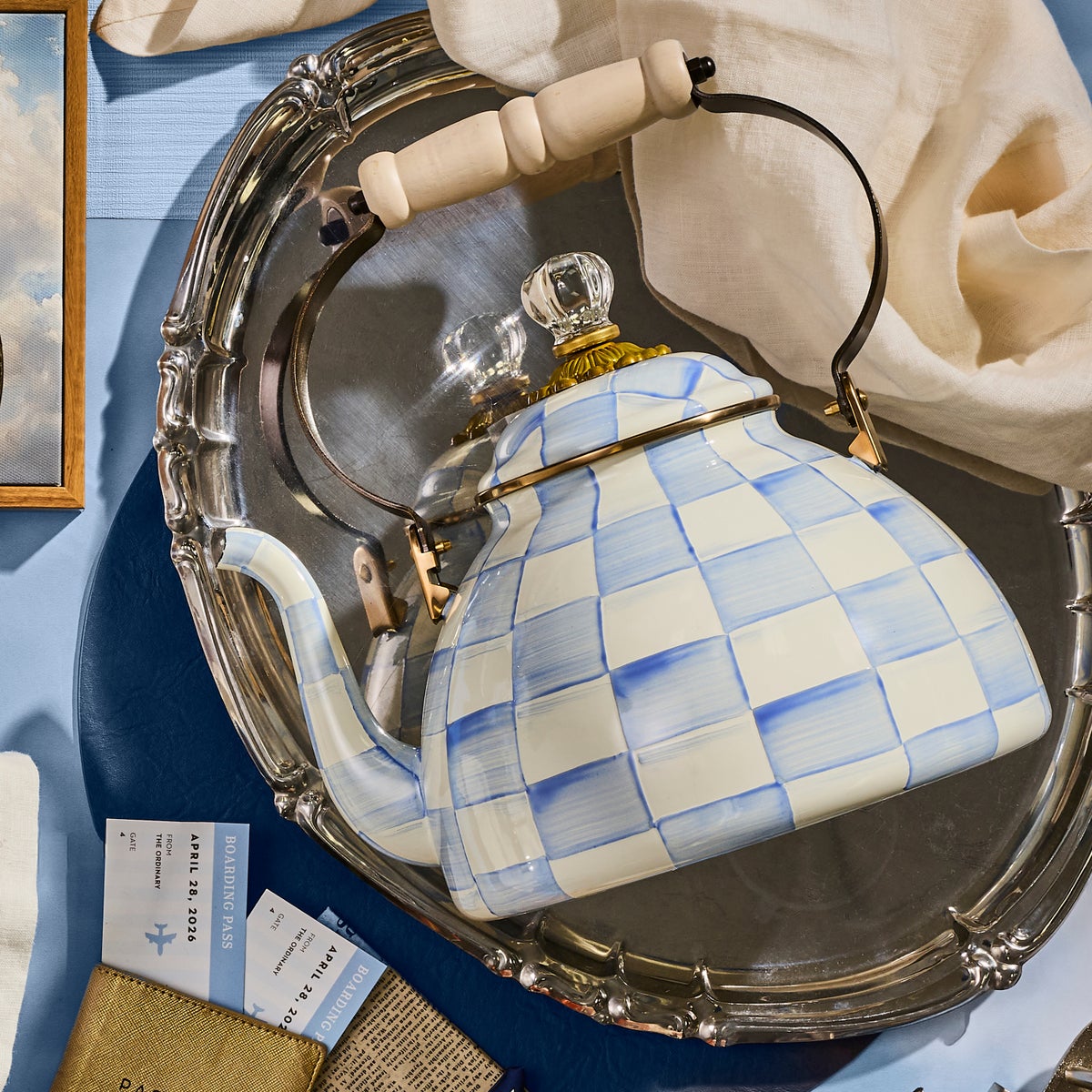Sky Check 3 Quart Tea Kettle - Image 7