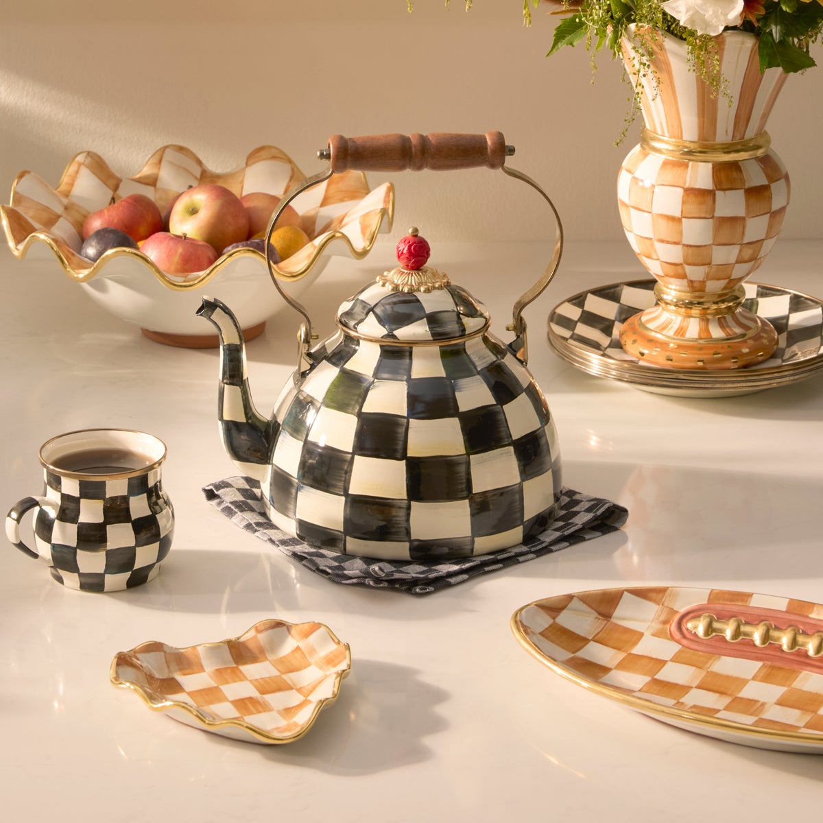 Courtly Check 3 Quart Tea Kettle - Image 7