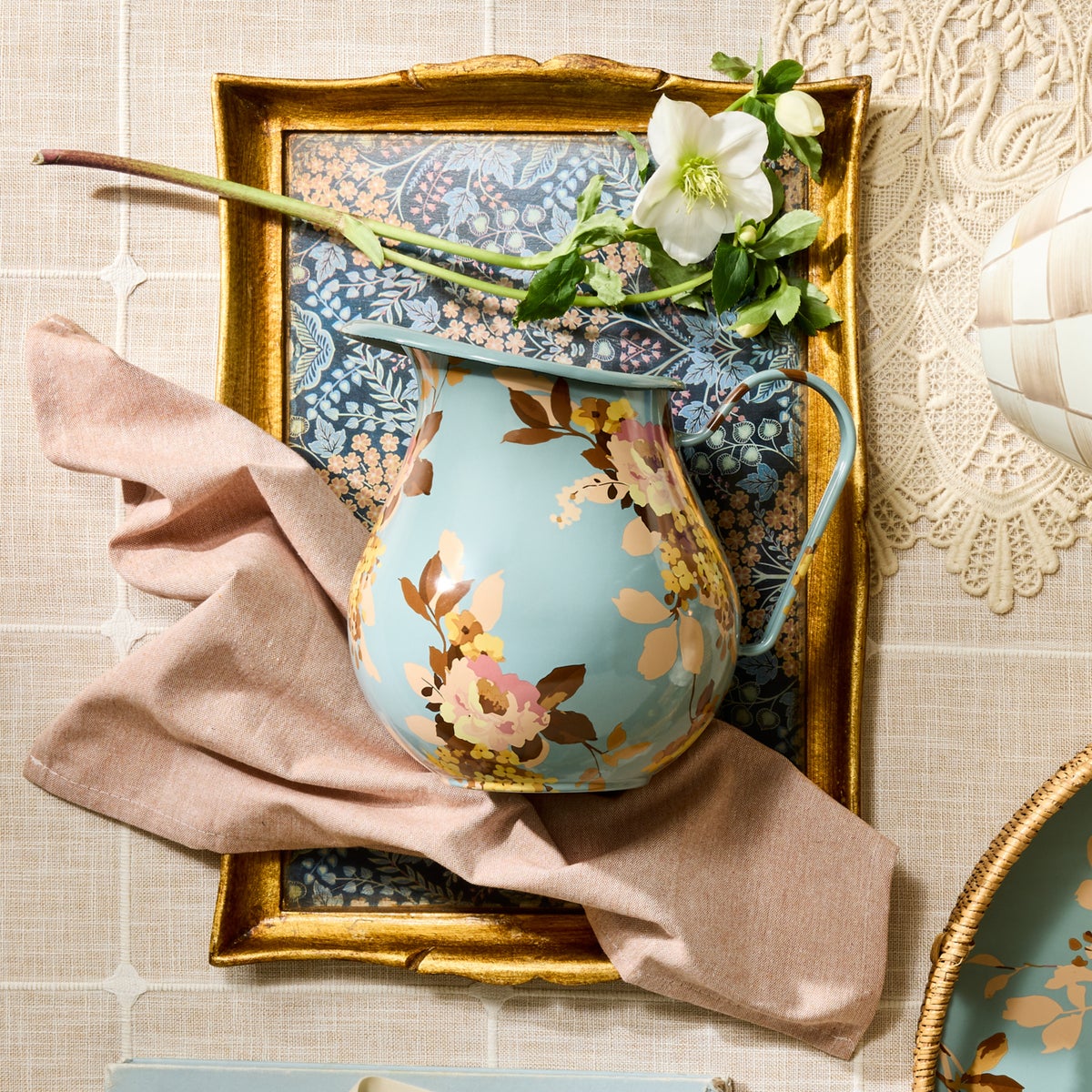Wild Rose Slate Pitcher - Image 2